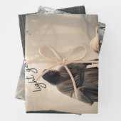 Decoupage  Chickens having Een Tea Party Inpakpapier Vel (In situ)