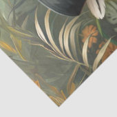 Decoupage Chicks Getrouwd Tropical Paridise Tissuepapier (Detail)