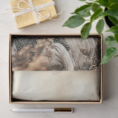 Decoupage Child Highland Koe in het veld Tissuepapier (Geschenk)