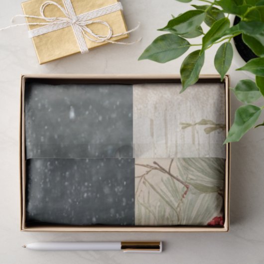 Decoupage Child Snowman Cardinals Runner Sleds Tissuepapier (Geschenk)