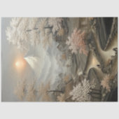 Decoupage Chinese dorp Mount Fuji Tissuepapier (Voorkant)