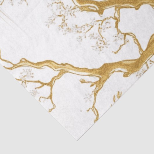 Decoupage Chinese landschap scene Tissuepapier (Detail)