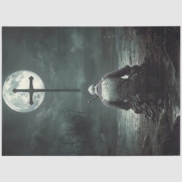 Decoupage Christelijke Warrior Paasfeest Tissuepapier