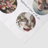 Decoupage Christmas Designs for Snow Globe 3.5" Tissuepapier (Detail)