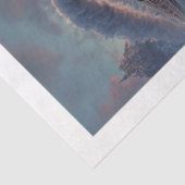 Decoupage Christmas Train Winter Scene Ireland  Tissuepapier (Detail)