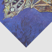 Decoupage Church of Auvers Van Gogh Tissuepapier (Detail)