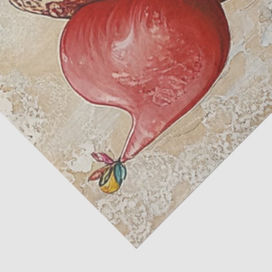 Decoupage Circus Meisje Clown Jester Tissuepapier (Detail)