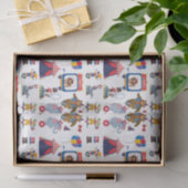 Decoupage Circus Verjaardagsfeest Baby shower Tissuepapier (Geschenk)