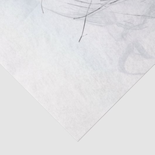 Decoupage Classic Baseball Handgeschreven Handteke Tissuepapier (Detail)