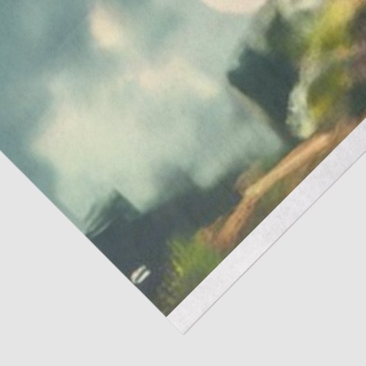 Decoupage Classic Car & getatoeëerd chique Poster Tissuepapier (Detail)