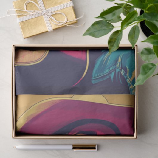 Decoupage Classic Poster Nashville Girl Gitarist Tissuepapier (Geschenk)