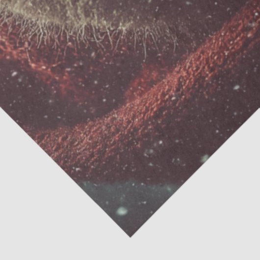 Decoupage Classic Santa Claus Winter Scene Tissuepapier (Detail)