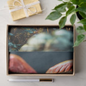 Decoupage Cluster Vibrant Mushrooms Tissuepapier (Geschenk)