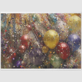 Decoupage Confetti Jubileum Bij Het Grote Circus Tissuepapier