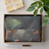 Decoupage Conure Tortelduifjes in tropisch bos Tissuepapier (Geschenk)