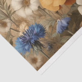 Decoupage Cornflower Paardenbloem Tissue Paper Tissuepapier (Detail)