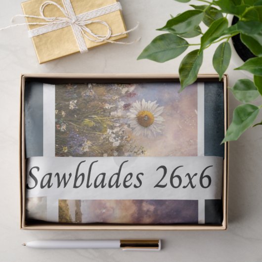 Decoupage Cosmic Bison Wildflower Handsaw Designs Tissuepapier (Geschenk)