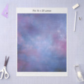 Decoupage Cosmic Nebula Backdrop Mermaid 16x20  Tissuepapier (Craft)