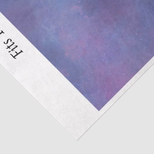 Decoupage Cosmic Nebula Backdrop Mermaid 16x20  Tissuepapier (Detail)