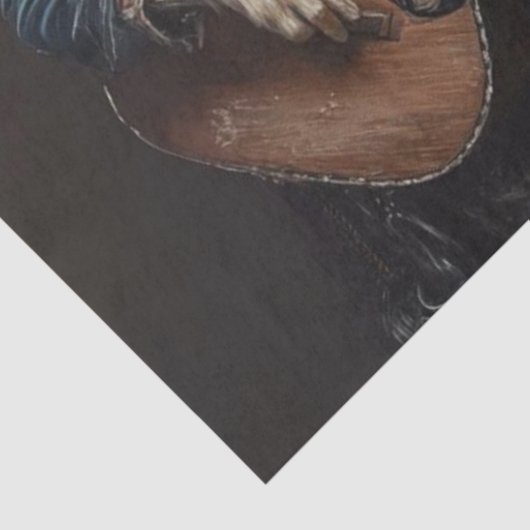 Decoupage Country Music Boerderij Geiten Tissuepapier (Detail)