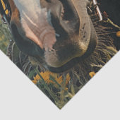 Decoupage Cowboy Country Scene rusten met paard Tissuepapier (Detail)