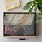 Decoupage Cowboy Horse Field voor Storm Tissuepapier (Geschenk)