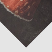 Decoupage Cowboy Santa & Rudolph Peeking  Tissuepapier (Detail)