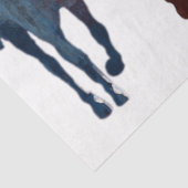 Decoupage Cowboy Silhouette Ruiters Tissuepapier (Detail)