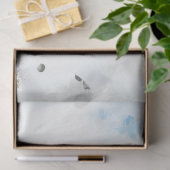 Decoupage Cowboy Yellow Truck Field Flowers Tissuepapier (Geschenk)