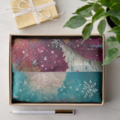 Decoupage Cowgirl Highland Glasses Candy Cane Tissuepapier (Geschenk)