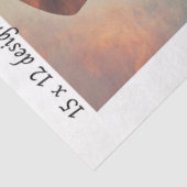 Decoupage Cowgirl Silhouette 11x14 Canvas Coasters Tissuepapier (Detail)