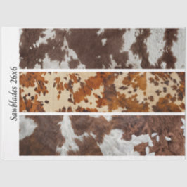 Decoupage Cowhide Rustic Handsaw Panel Designs  Tissuepapier