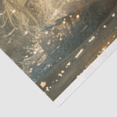 Decoupage Crème Gekleurd Paard Running in Stream Tissuepapier (Detail)