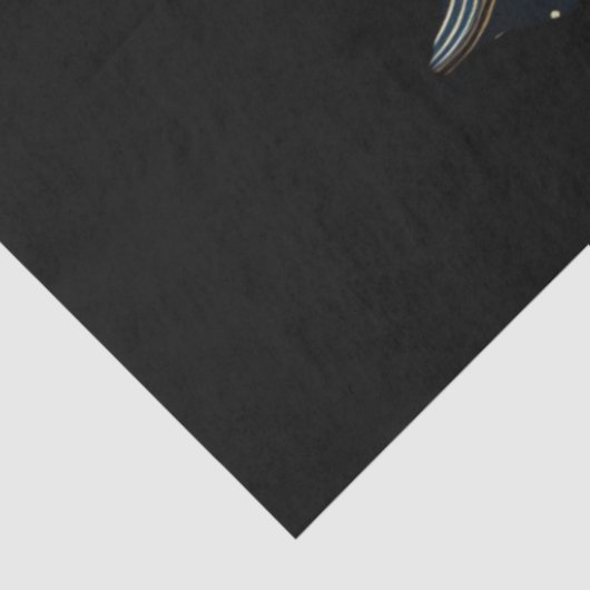 Decoupage Crescent Intriculate Celestial Sun Tissuepapier (Detail)