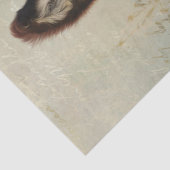 Decoupage Crowned With Grace Donkey Floral Field Tissuepapier (Detail)