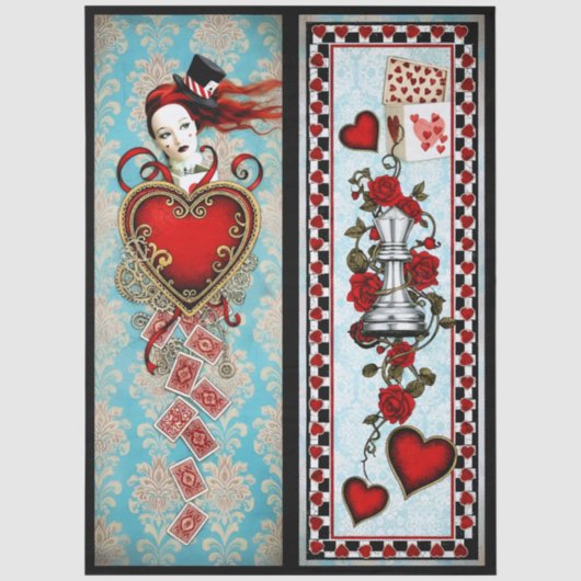 Decoupage Curious Wonderland Tissuepapier (Voorkant)