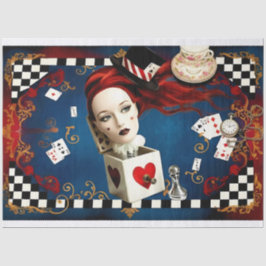 Decoupage Curious Wonderland Tissuepapier