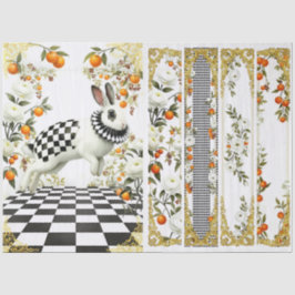 Decoupage Curious Wonderland Tissuepapier