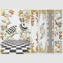 Decoupage Curious Wonderland Tissuepapier