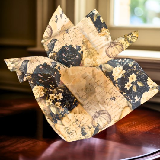 Decoupage Custom Botanical Roos Apothecary Tissuepapier