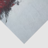 Decoupage Custom Motorcycle Zwart Wit Fat Line Tissuepapier (Detail)