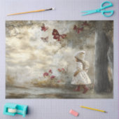 Decoupage Custom Sprookjesboek Little Girl 2 Tissuepapier (Craft)