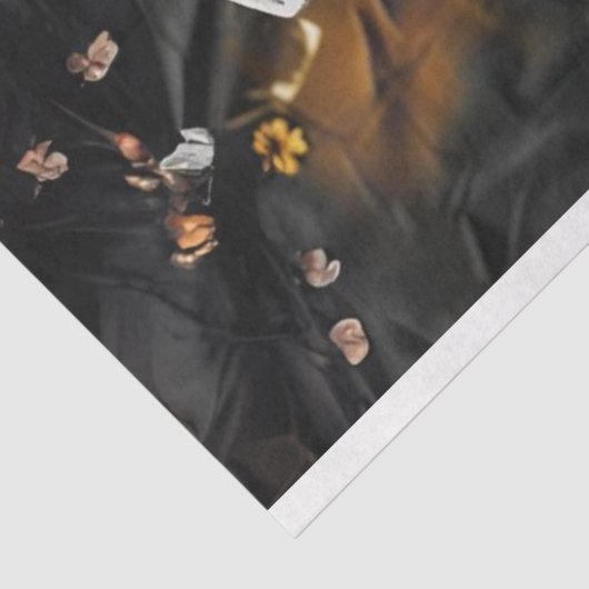 Decoupage Dag van Dead Skeleton Dancing Tissuepapier (Detail)