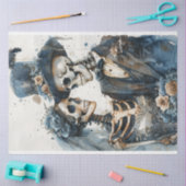 Decoupage Dag van Dead Wedding Paar Tissuepapier (Craft)