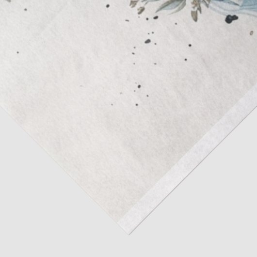 Decoupage Dag van Dead Wedding Paar Tissuepapier (Detail)