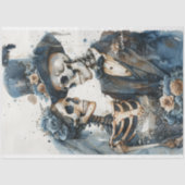 Decoupage Dag van Dead Wedding Paar Tissuepapier (Voorkant)