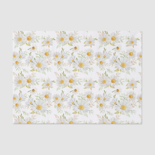 Decoupage Daisy Bloemen Tissuepapier (Voorkant)
