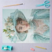 Decoupage  Dame van de Franse Era Mode Tissuepapier (Craft)