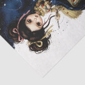 Decoupage Dark Circus Doll Tissuepapier (Detail)