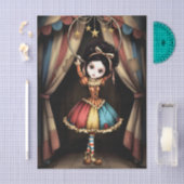 Decoupage Dark Circus Doll Tissuepapier (Craft)